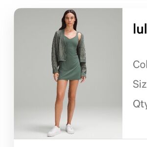 Lululemon Align Dress - Dark Forest Size 6